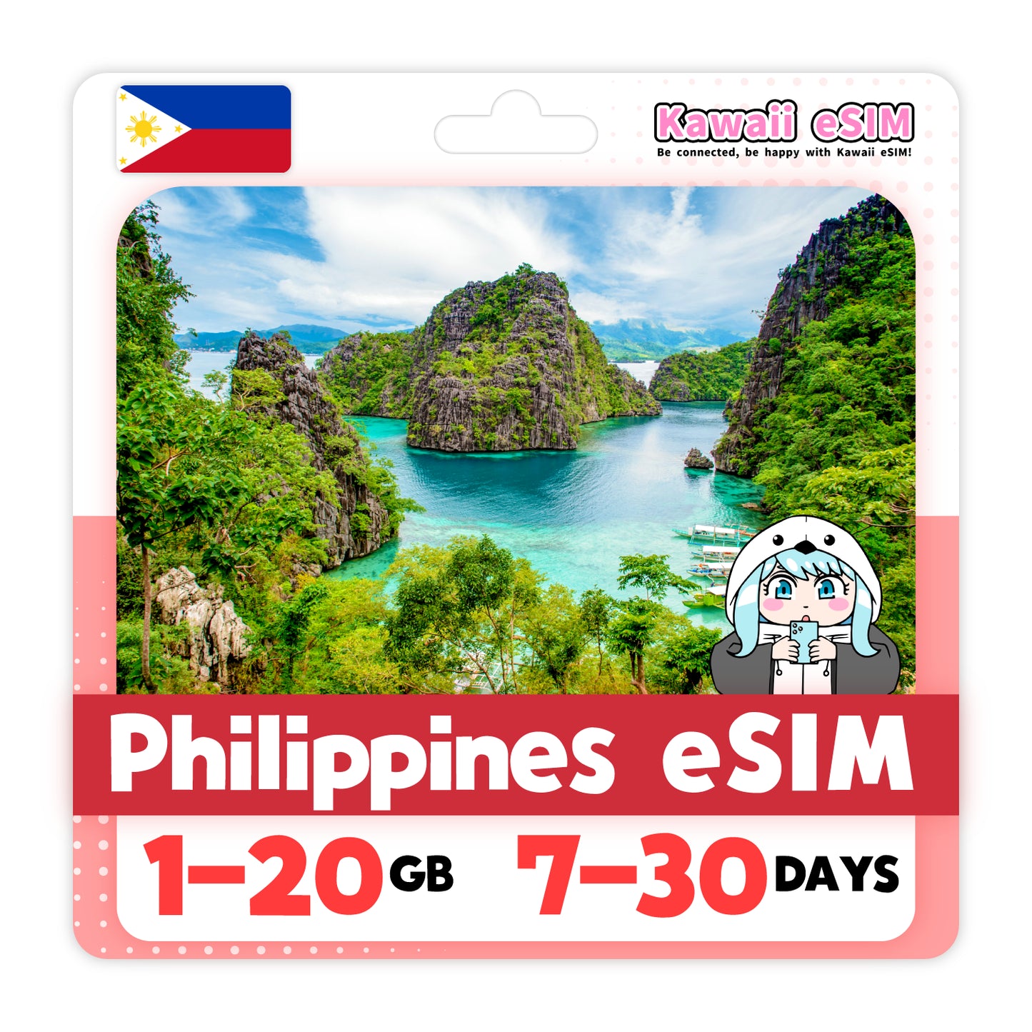 Philippines eSIM plan images_Kawaii-esim