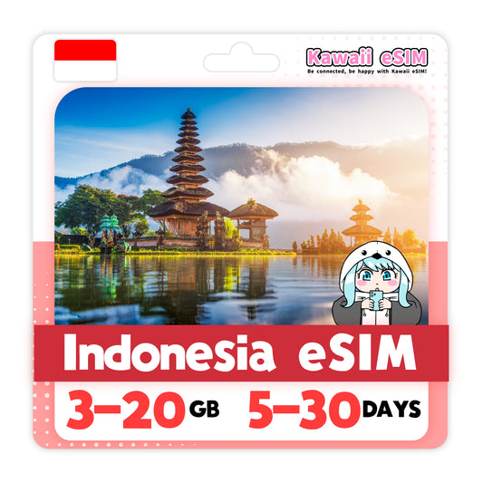 Indonesia eSIM plan images_Kawaii-esim