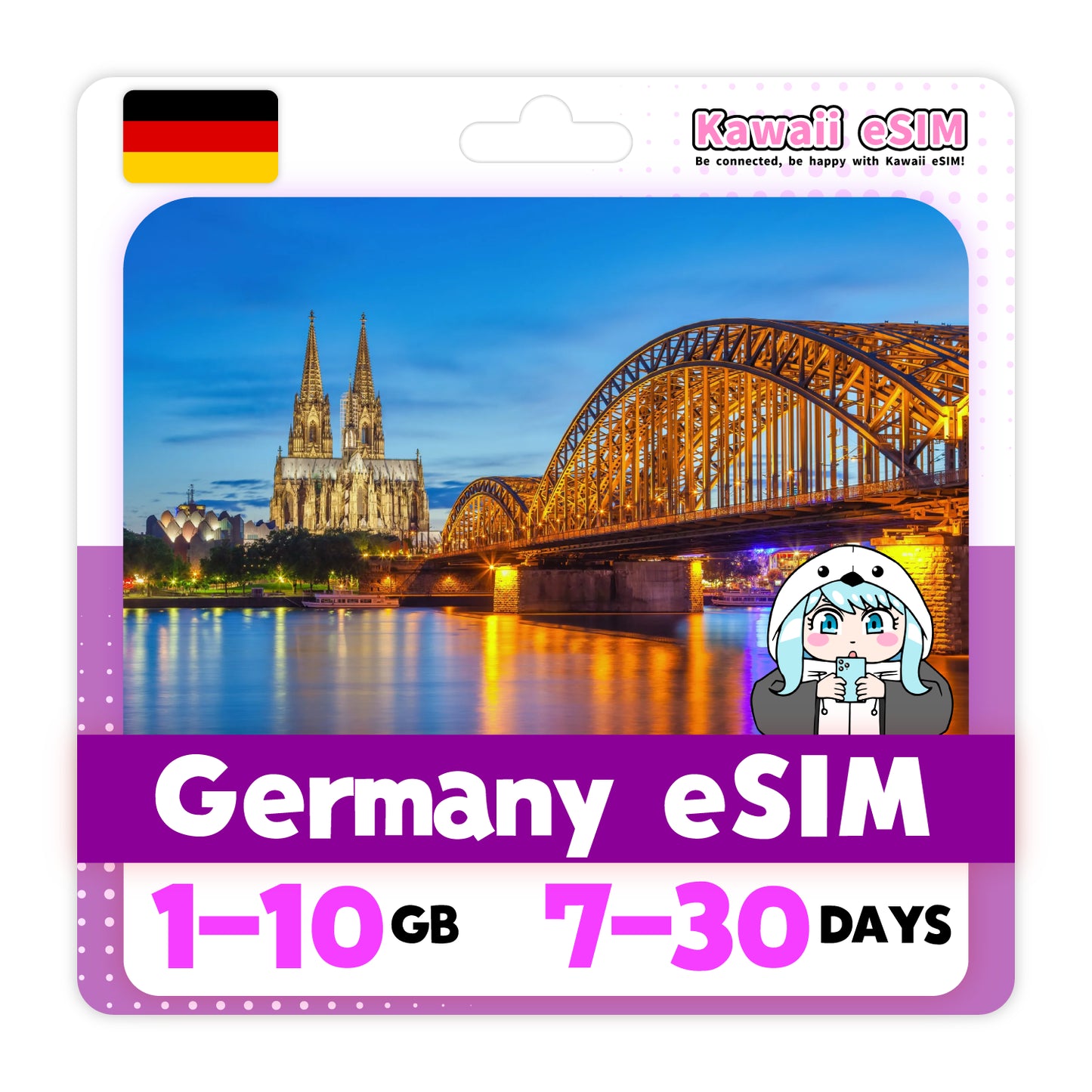 Germany eSIM plan 2 images_Kawaii-esim