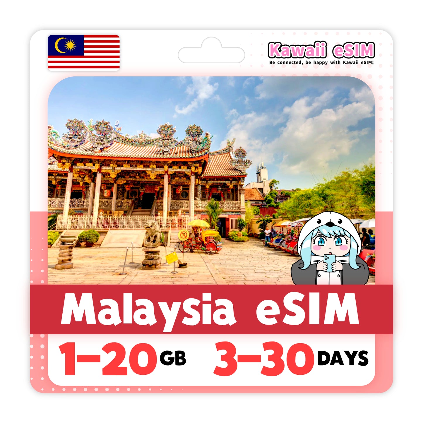 Malaysia eSIM plan 2 images_Kawaii-esim