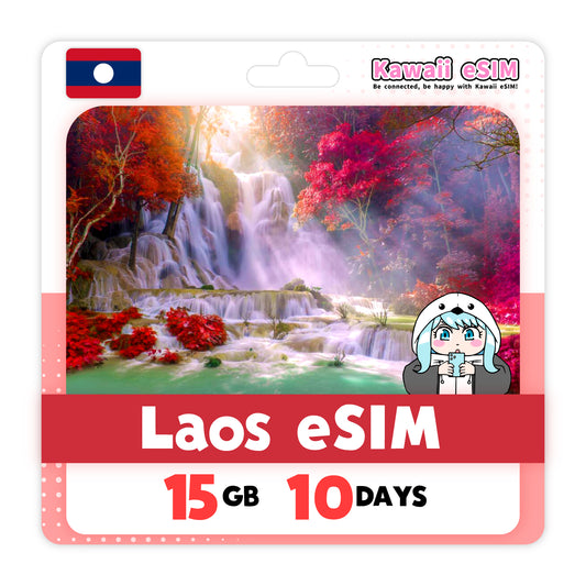 Laos eSIM plan images_Kawaii-esim