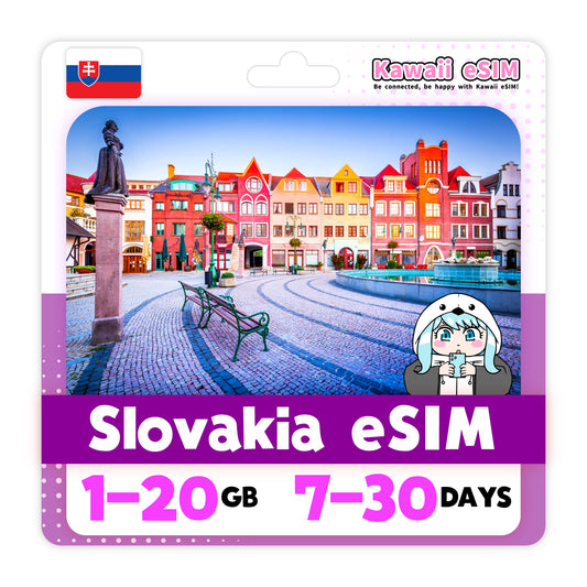 Slovakia eSIM plan images_Kawaii-esim