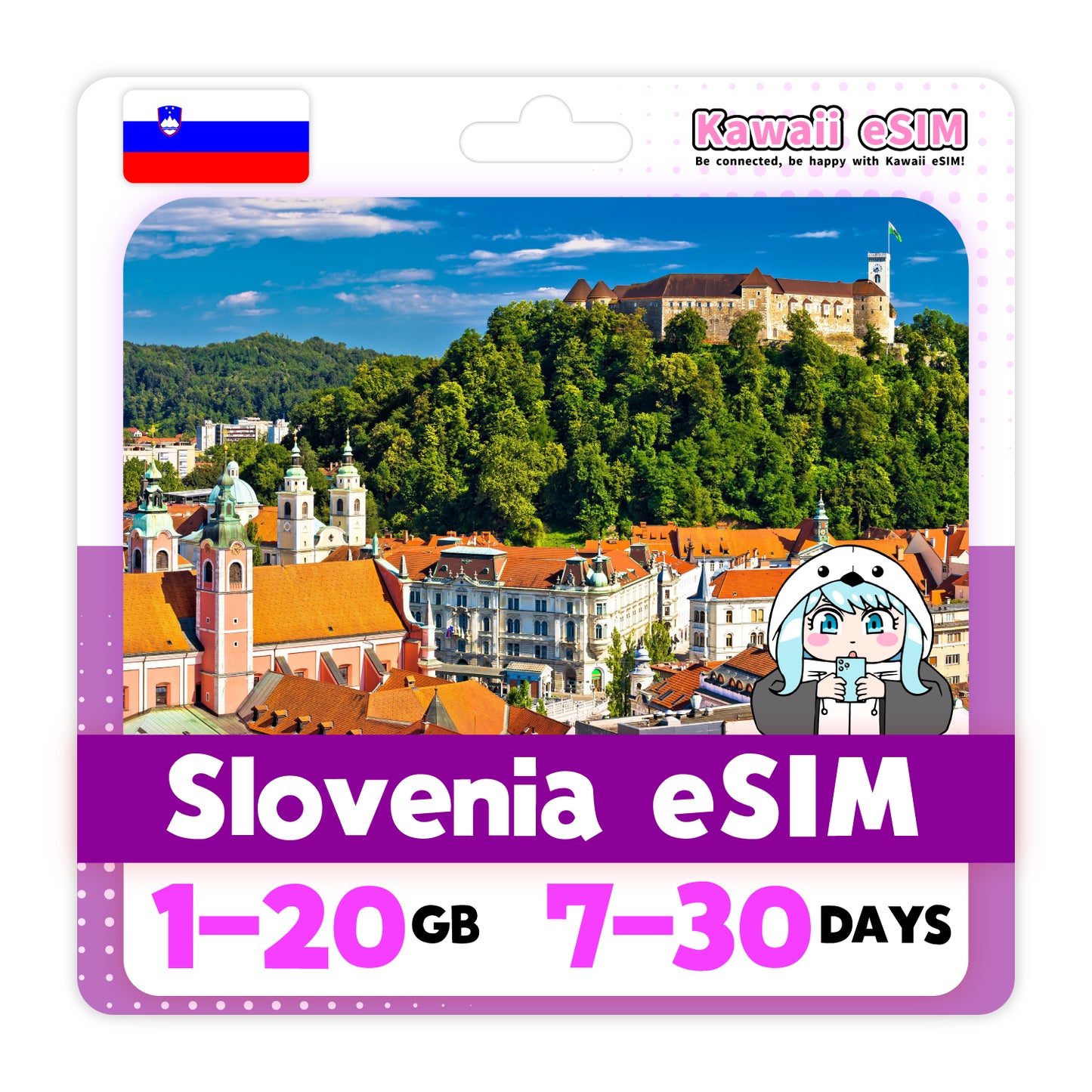 Slovenia eSIM plan images_Kawaii-esim