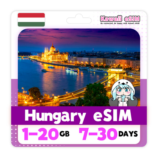 Hungary eSIM plan images_Kawaii-esim