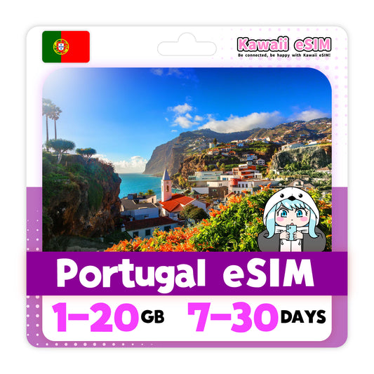 Portugal eSIM plan images_Kawaii-esim
