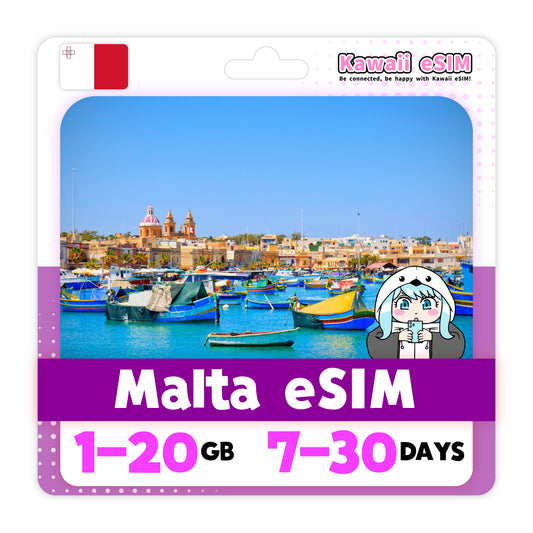 Malta eSIM plan images_Kawaii-esim