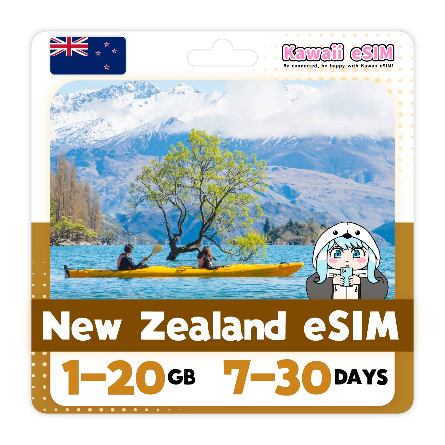 NewZealand eSIM plan images_Kawaii-esim