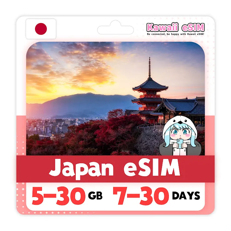 Japan eSIM plan 2 images_Kawaii-esim