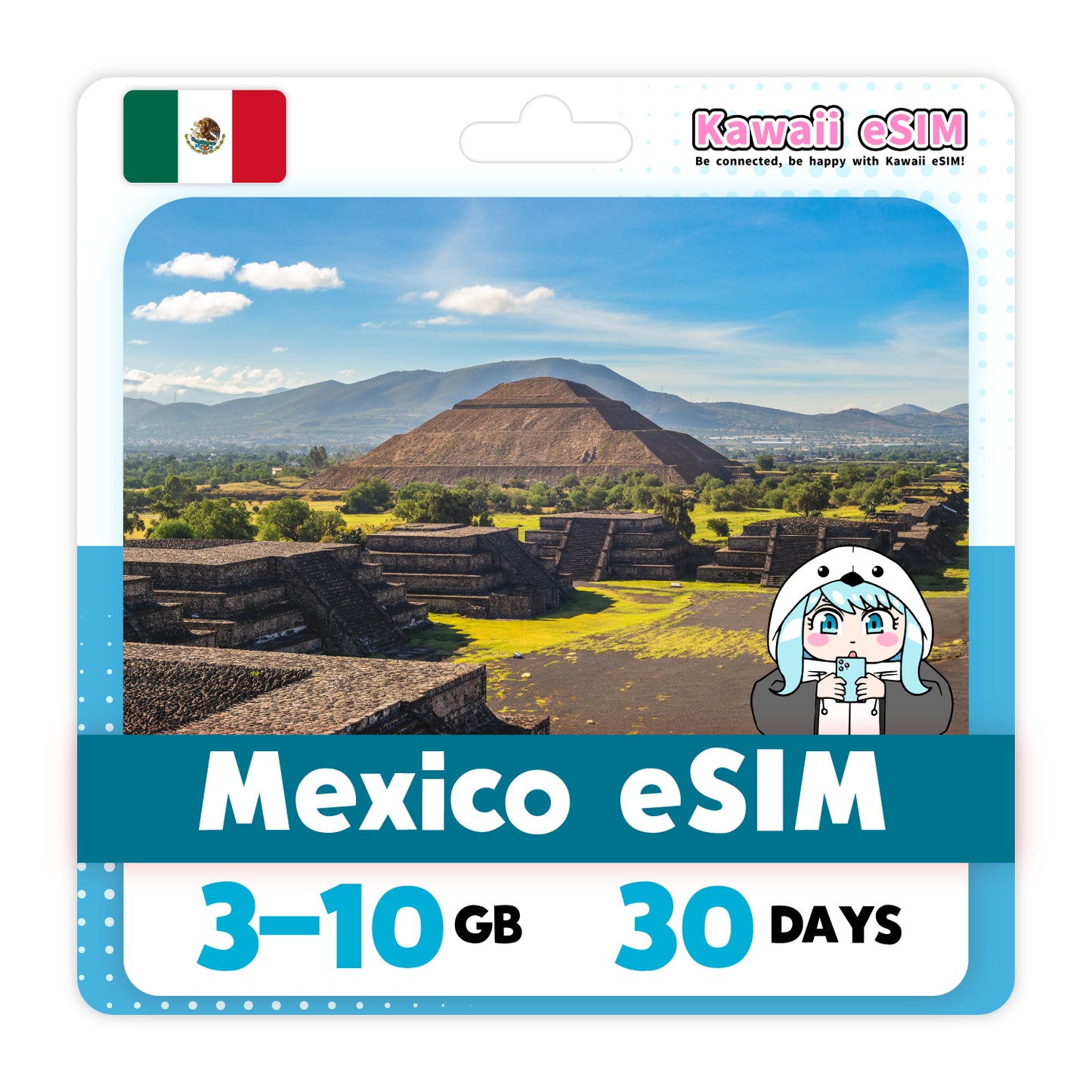 Mexico eSIM plan 2 images_Kawaii-esim