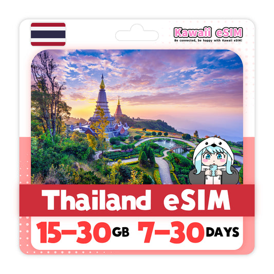 Thailand eSIM plan images_Kawaii-esim