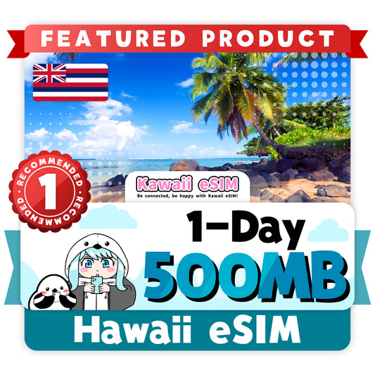 Hawaii eSIM plan images_Kawaii-esim
