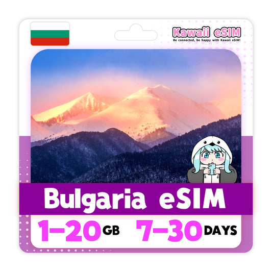 Bulgaria eSIM plan images_Kawaii-esim